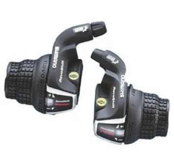DŹWIGNIE PRZERZ. SHIMANO 3x6 REVOSHIFT RS35