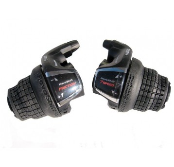 DŹWIGNIE PRZERZ. SHIMANO 3x7 REVOSHIFT RS35