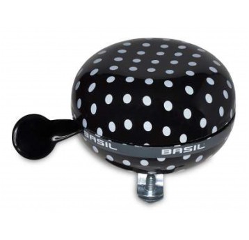 DZWONEK BASIL BIG BELL POLKADOT BL/WH DOTS