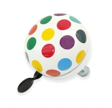 DZWONEK BIG BELL KOLOROWE KROPKI 60mm