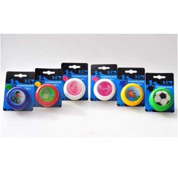 DZWONEK DZIECIĘCY M-WAVE RÓŻNE KOLORY I MOTYWY