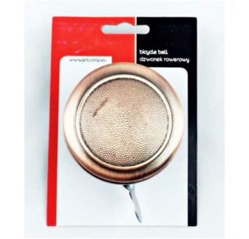 DZWONEK JET 55 METALOWY BRĄZOWY RETRO