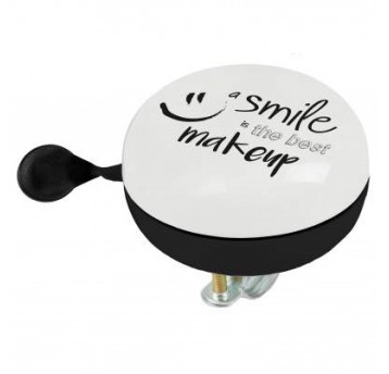 DZWONEK M-WAVE 80mm "A SMILE IS THE BEST MAKEUP"