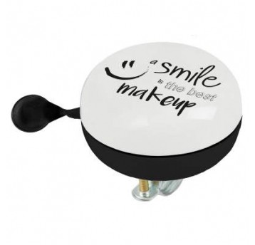 DZWONEK M-WAVE 80mm "A SMILE IS THE BEST MAKEUP"