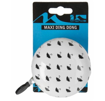 DZWONEK M-WAVE UMBRELLA BIAŁY/CZARNE PARASOLK 80mm