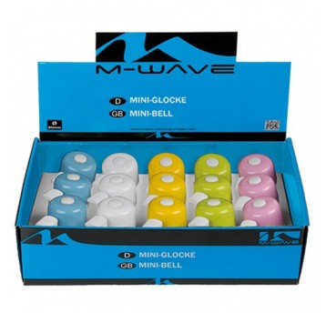 DZWONEK MINI KOLORY PASTELOWE opak=20szt