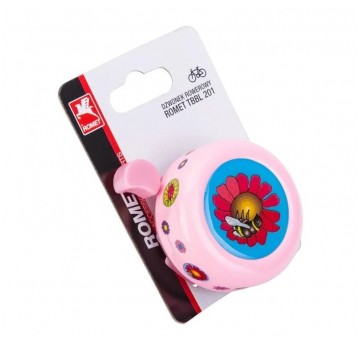 DZWONEK MOD.201 ALU J. RÓZOWY PSZCZÓŁKA