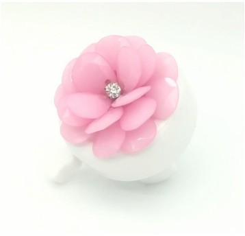 DZWONEK RÓŻOWA RÓŻA 55mm