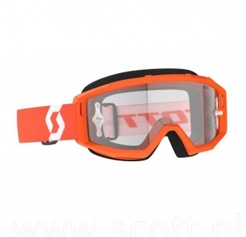 GOGGLE SCOTT PRIMAL CLEAR ORANGE/WHITE/CLEAR