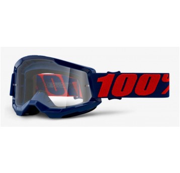 GOGLE 100% STRATA 2 MASEGO (Szyba Przezroczysta)