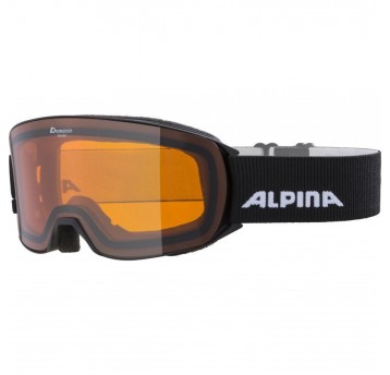 GOGLE ALPINA M40 NAKISKA BLACK MAT SZKŁO ORANGE