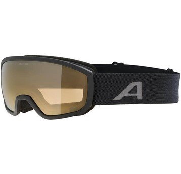 GOGLE ALPINA SCARABEO JR Q-LITE BLACK MATszkłoGOLD