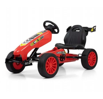GOKART NA PEDAŁY ROCKET RED