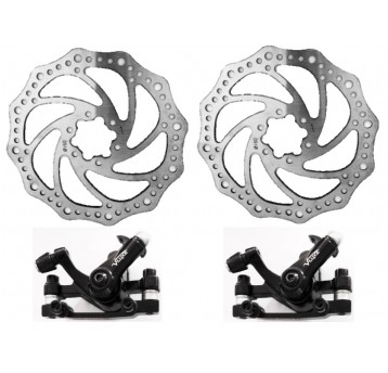 HAMULEC TARCZ. BX-260 160mm PRZÓD+TYŁ BOX