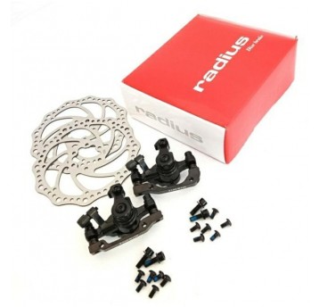 HAMULEC TARCZ. BX-351 160mm PRZÓD+TYŁ BOX