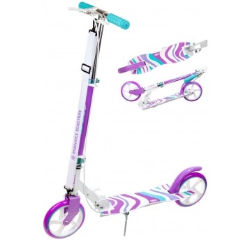 HULAJNOGA RV ZEA WHITE/VIOLET 200mm Z HAMULCEM