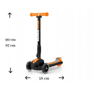 HULAJNOGA SCOOTER MAGIC ORANGE