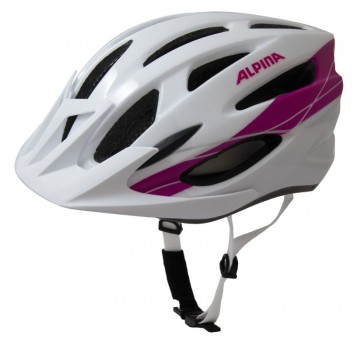 KASK ALPINA MTB17 ROZM. 54-58cm WHITE-PINK