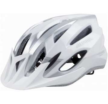 KASK ALPINA MTB17 ROZM. 54-58cm WHITE-SILVER