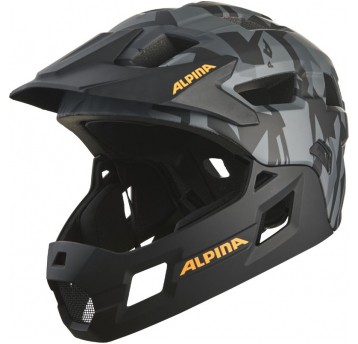KASK ALPINA RUPI ROZM. 51-56cm BLACK COMO ORANGE