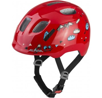 KASK ALPINA XIMO 2 ROZM. 47-51cm RED SMILE GLOSS