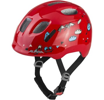 KASK ALPINA XIMO 2 ROZM. 49-54cm RED SMILE GLOSS
