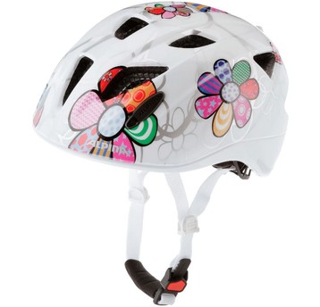 KASK ALPINA XIMO FLASH ROZM. 47-51cm WHITE FLOWER