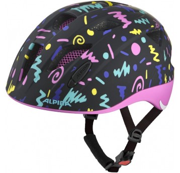 KASK ALPINA XIMO FLASH ROZM. 49-54cm BLACK CONFETT