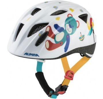 KASK ALPINA XIMO ROZM. 47-51cm WHITE BEAR GLOSS