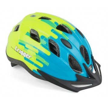 KASK AUTHOR ROZM. 52-56 TRIGGER NIEBIESKO-ŻÓŁTY