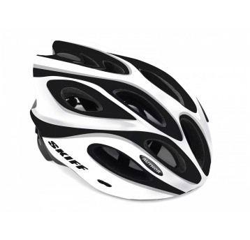 KASK AUTHOR ROZM. 52-58 SKIFF BIAŁO-CZARNY MAT