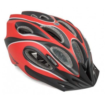 KASK AUTHOR ROZM. 52-58 SKIFF CZERWONO-CZARNY