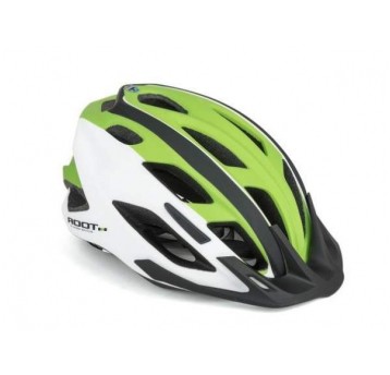 KASK AUTHOR ROZM. 53-59 ROOT ZIELONO-BIAŁO-CZARNY