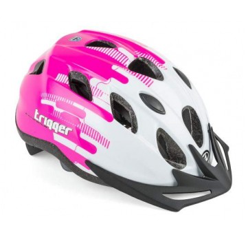 KASK AUTHOR ROZM. 54-58 TRIGGER BIAŁO-RÓŻOWY