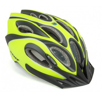 KASK AUTHOR ROZM. 58-62 SKIFF BIAŁO-CZAR-ŻÓŁTY