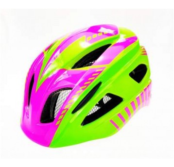 KASK AVO-03 R.46-52cm RÓŻOWO/ZIELONY