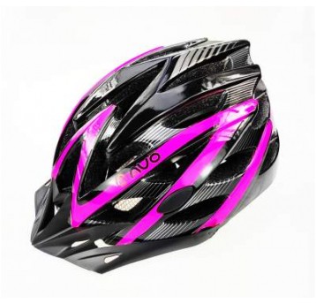 KASK AVO-20 ROZM. L 58-62cm CZARNO/RÓŻOWY MAT