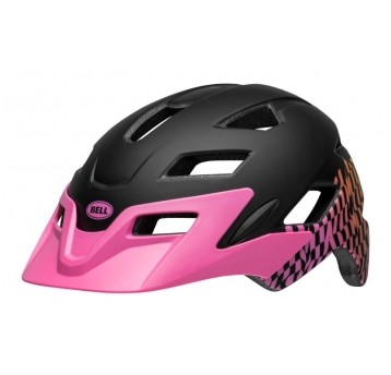 KASK BELL SIDETRACK ROZM. 47-54cm WAVY CHECKS PINK