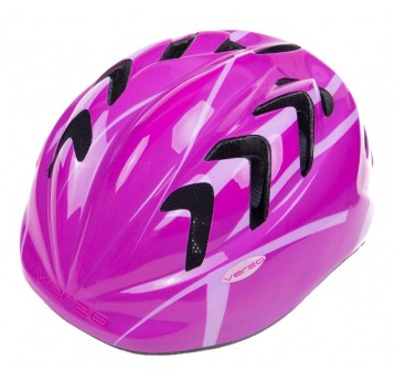 KASK BIKO KID PRO ROZM. M/52-56cm/ RÓŻOWO CIEMNY