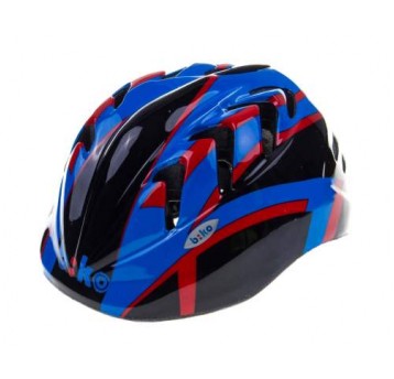 KASK BIKO KID PRO ROZM. S/48-52cm/ CZARNO-NIEBIESK