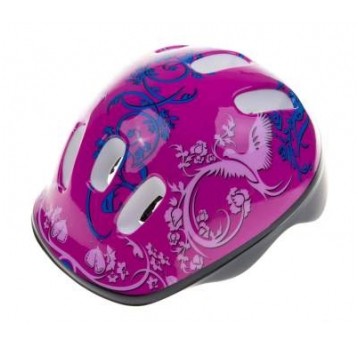 KASK BIKO ROZM. S/48-52cm/ RÓŻ CIEMNY HM-BI115