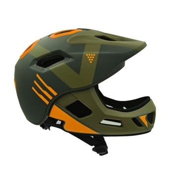 KASK BTM-F1-S GEOMETRYCZNY ZIELONY ROZM. S