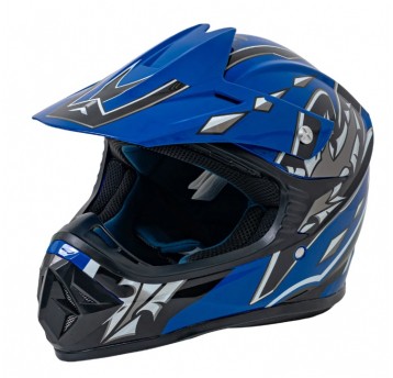 KASK ENDURO NIEBIESKI S