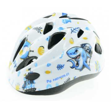 KASK FUNNY ROZM. S 48-52cm FUNNY BIAŁO/NIEB
