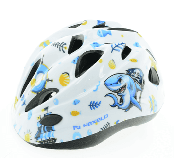 KASK FUNNY ROZM. S 48-52cm FUNNY BIAŁO/NIEB