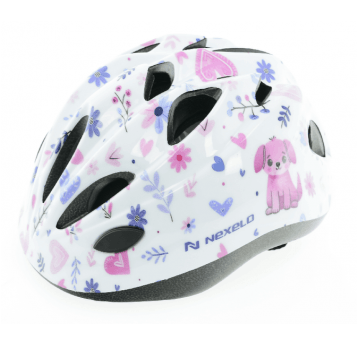 KASK FUNNY ROZM. S 48-52cm FUNNY BIAŁO/RÓŻ