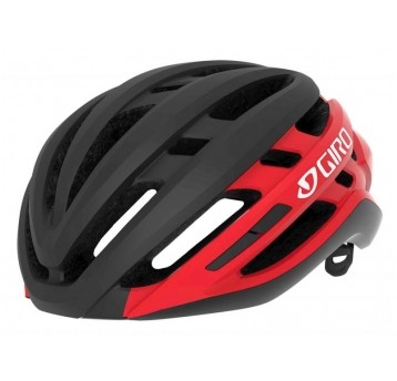 KASK GIRO AGILIS ROZM. M 55-59cm BLACK RED SZOSA