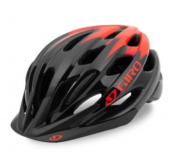 KASK GIRO JR RAZE ROZM. 50-57cm MAT BLACK VERMILIO