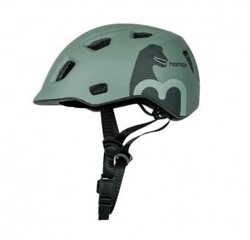 KASK HAMAX THUNDERCAP ROZM. 47-52cm ZIELONY DINOI