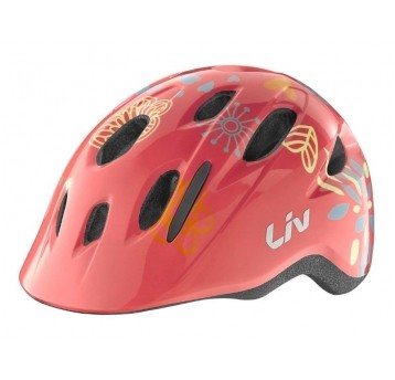 KASK LIV LENA 46-51cm DialFit UNIWERSALNY KORALOWY